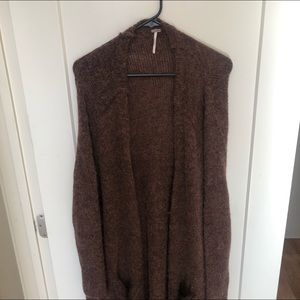 Long Free People Cardigan